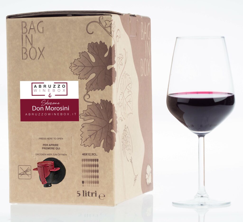 Bag in Box Vino Rosso Abruzzo Italy