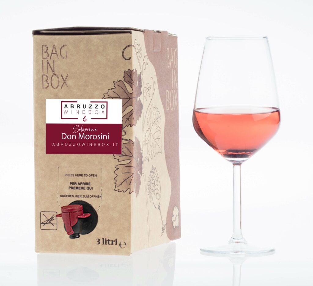 Vino Bag in box Rosato Abruzzo Don Morosini Italia