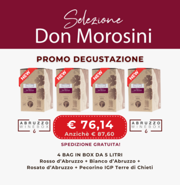 Pacchetto promo degustazione abruzzo wine box 5 litri